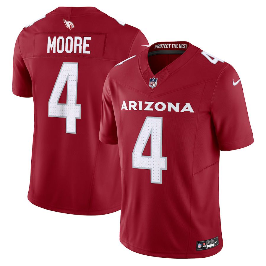 Men Arizona Cardinals #4 Rondale Moore Nike Cardinal Vapor F.U.S.E. Limited NFL Jersey